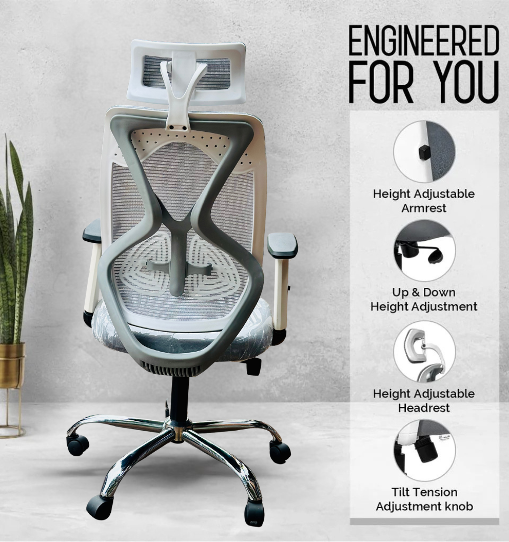 Takhtaara Premium Mesh High-Back Office Chair